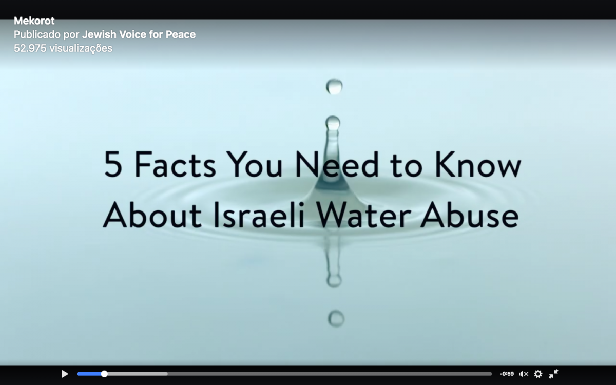 New Video: 5 Facts about Israeli Water Abuse