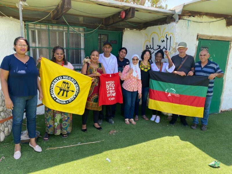 South American Black and Indigenous movements visit in Palestine 